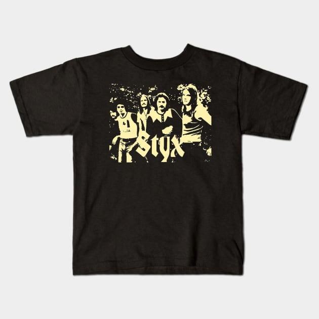 Retro Styx Kids T-Shirt by arkobasaka